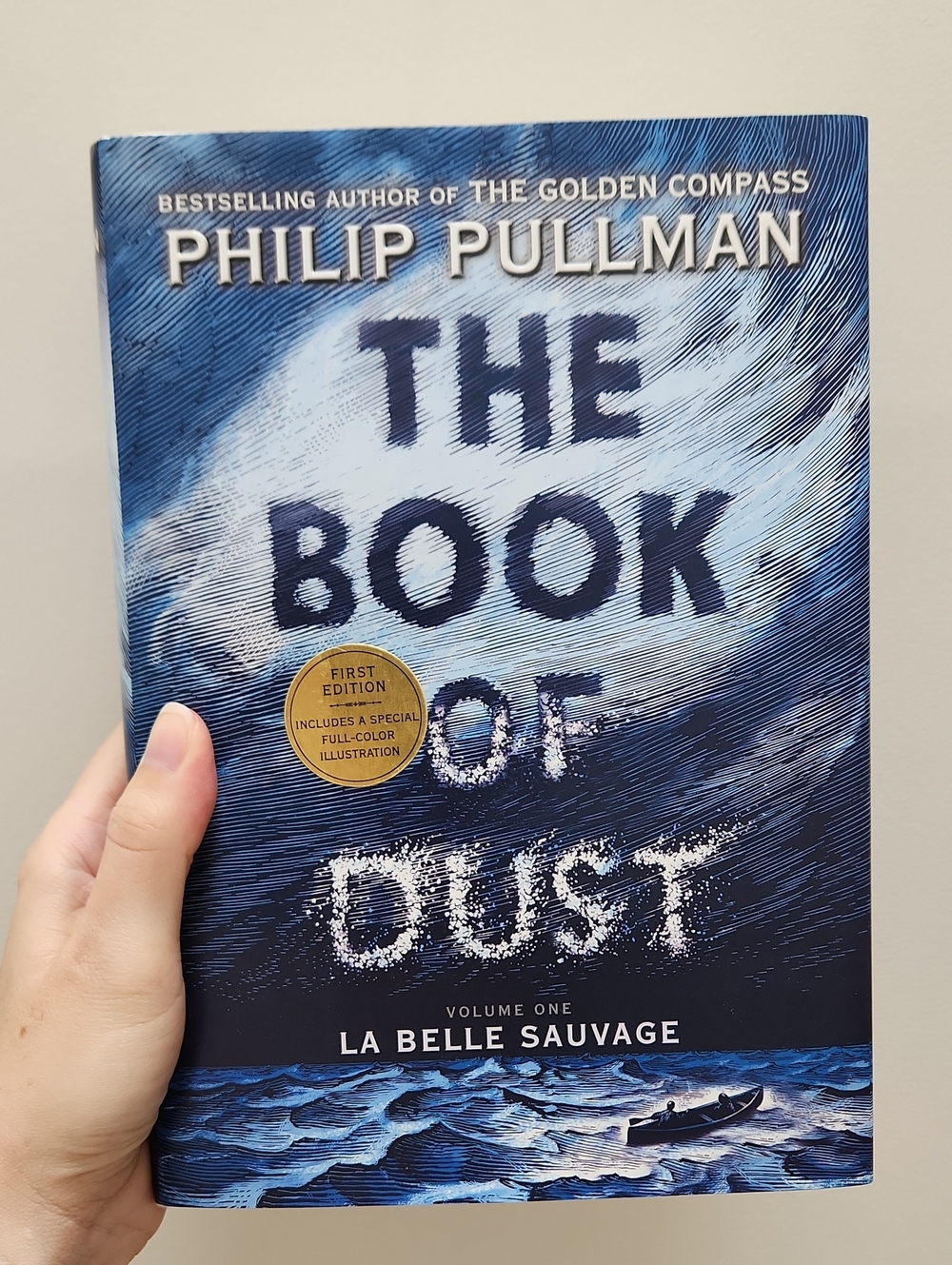 Philip Pullman THE BOOK OF DUST Volume One - Blue Cover